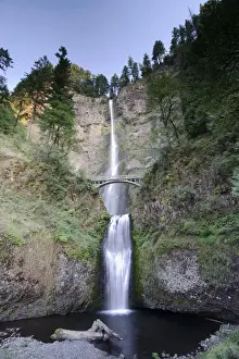 Multnomah Falls Prints: USA, Oregon, Columbia River Gorge, Multnomah Falls