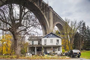 USA, Pennsylvania, Nicholson, Tunkhannock Viaduct, largest concrete bridge in the USA USA, Pennsylvania, Nicholson, Tunkhannock Viaduct, largest concrete bridge in the USA