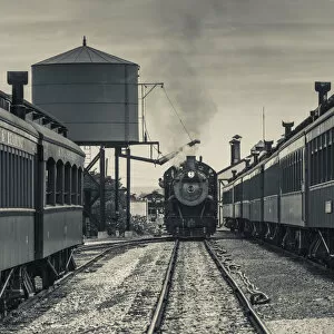 Images Dated 8th April 2014: USA, Pennsylvania, Pennsylvania Dutch Country, Strasburg, Strasburg Railroad, steam train