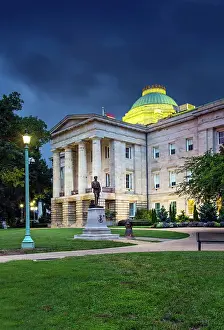John Coletti Prints: USA, Raleigh, North Carolina, State Capitol Building