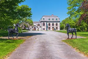 Mansion Prints: USA, Rhode Island, Newport, Bellevue Avenue Historic District, Bellevue Avenue, Belcourt