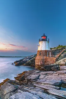 Atlantic Coast Prints: USA, Rhode Island, Newport, Castle Hill Lighthouse