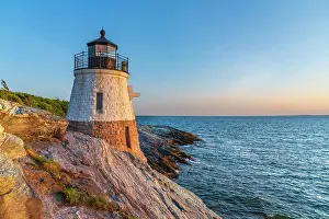 Atlantic Coast Prints: USA, Rhode Island, Newport, Castle Hill Lighthouse