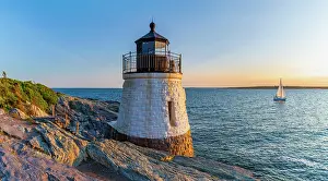 Atlantic Coast Prints: USA, Rhode Island, Newport, Castle Hill Lighthouse
