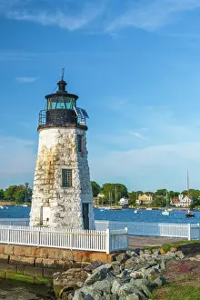 Atlantic Coast Prints: USA, Rhode Island, Newport, Goat Island Lighthouse