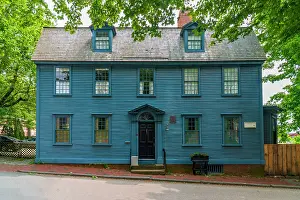 Doorway Prints: USA, Rhode Island, Newport, Mary Street, Christopher Fowler House