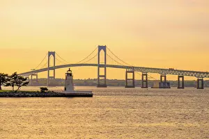 Sailing Boats Prints: USA, Rhode Island, Newport, Narragansett Bay