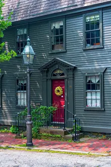 Doorways Prints: USA, Rhode Island, Newport, Pelham Street