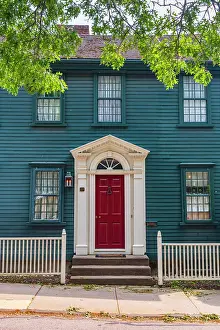 Doorways Prints: USA, Rhode Island, Newport, Mill Street, Alexander Jack Jr. House