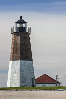 USA, Rhode Island, Point Judith, Point Judith Lighthouse Station
