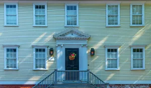 Wood Cladding Prints: USA, Rhode Island, Providence, George Street, Charles Coggeshall House