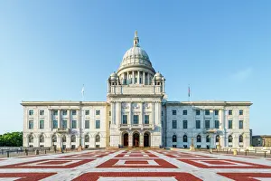 State Capitol Prints: USA, Rhode Island, Providence, Rhode Island State House