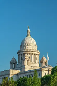 State Capitol Prints: USA, Rhode Island, Providence, Rhode Island State House