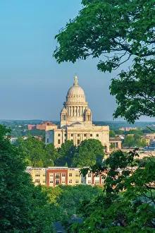 State Capitol Prints: USA, Rhode Island, Providence, Rhode Island State House