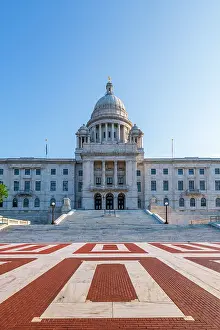 State Capitol Prints: USA, Rhode Island, Providence, Rhode Island State House