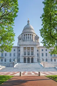 State Capitol Prints: USA, Rhode Island, Providence, Rhode Island State House