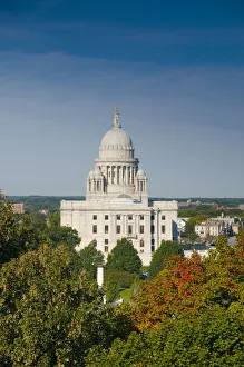 State Capitol Prints: USA, Rhode Island, Providence, State Capitol