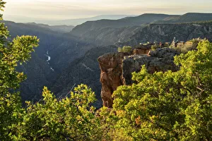 Images Dated 11th January 2022: USA, Rocky Mountains, Colorado Back Canyon of the Gunnison, National Park, view point