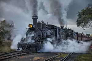 Images Dated 11th January 2022: USA, Rocky Mountains, New Mexico, Chama, Cumbres and Toltec Scenic Railroad