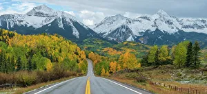 Road Trip Prints: USA, Rocky Mountains, San Juans, Colorado, Telluride, Highway 145