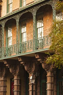 USA, South Carolina, Charleston, Old Town historic house detail