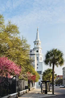 Images Dated 16th May 2016: USA, South Carolina, Charleston, St. Michaels Episcopal Church