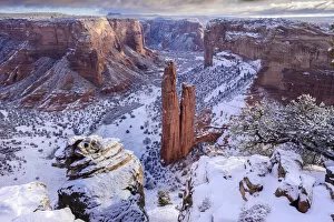Images Dated 12th February 2020: USA, Southwest, Arizona, Navajo Indian Reservation, Chinle, Canyon Canyon de chelly
