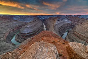 USA, Southwest, Colorado Plateau, Utah, Bluff, Goosenecks State Park