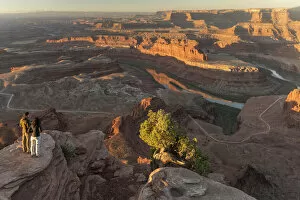 Images Dated 14th July 2020: USA, Southwest, Colorado Plateau, Utah, Deadhorse Point State Park, Colorado river