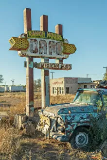 Images Dated 27th January 2023: USA, Southwest, New Mexico, Route 66, Tucumcari, Ranch House Cafe