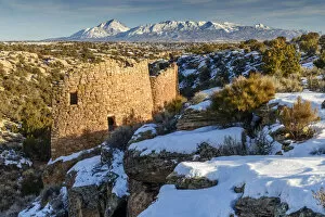 Images Dated 12th February 2020: USA, Southwest, Utah, Hovenweep National Monument, Ute Mountain