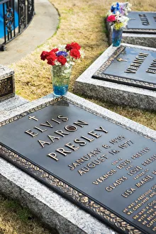 Images Dated 16th May 2016: USA, Tennessee, Memphis, Elvis Presley at Graceland