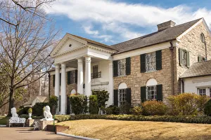 USA, Tennessee, Memphis, Entrance to Graceland