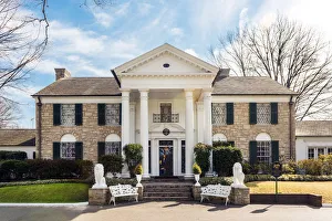 USA, Tennessee, Memphis, Entrance to Graceland