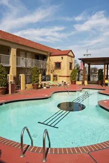 Images Dated 16th May 2016: USA, Tennessee, Memphis, Guitar shaped pool