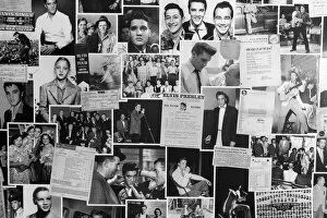 USA, Tennessee, Memphis, Photos Elvis at Graceland
