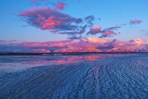 USA, Utah, Antelope Island State Park, Wasatch range and Great Salt Lake in winter USA, Utah, Antelope Island State Park, Wasatch range and Great Salt Lake in winter