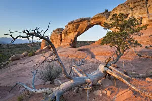 Images Dated 24th November 2021: USA, Utah, Arches National Park, Broken Arch
