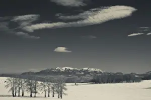 USA, Utah, Boulder, View towards Capitol Reef National Park from Rt. 12, winter