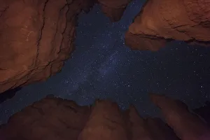 USA, Utah, Bryce Canyon National Park, Wall Street Cliffs and Milky Way