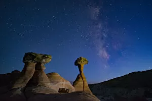 Images Dated 14th July 2020: USA, Utah, Grand Staircase Escalante, National Monument, Toadstools