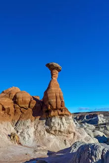 Images Dated 5th August 2015: USA, Utah, Grand Staircase Escalante National Monument, The Toadstools