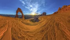 Eroded Collection: USA, Utah, Moab, Arches National Park, Delicate Arch