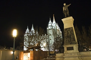Lit Up Gallery: USA, Utah, Salt Lake City