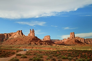 Road Trip Prints: USA, Utah, Southwest, Colorado Plateau, San Juan County, Mexican Hat, Valley of the Gods