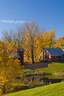 Images Dated 13th February 2009: USA, Vermont, nr Woodstock, Jenne Farm