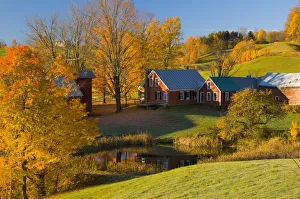 Images Dated 13th February 2009: USA, Vermont, nr Woodstock, Jenne Farm