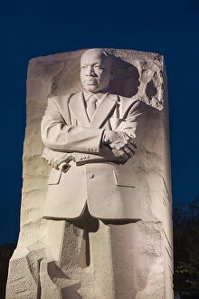 Images Dated 14th February 2014: USA, Washington DC, Martin Luther King Memorial, dawn