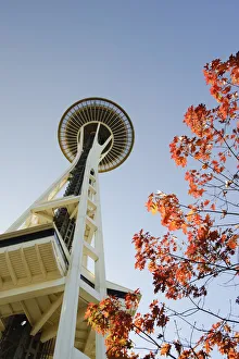 Pacific Coast Gallery: USA, Washington, Seattle, Space Needle