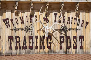 Images Dated 13th May 2015: USA, Wyoming, Hulett, Trading Post